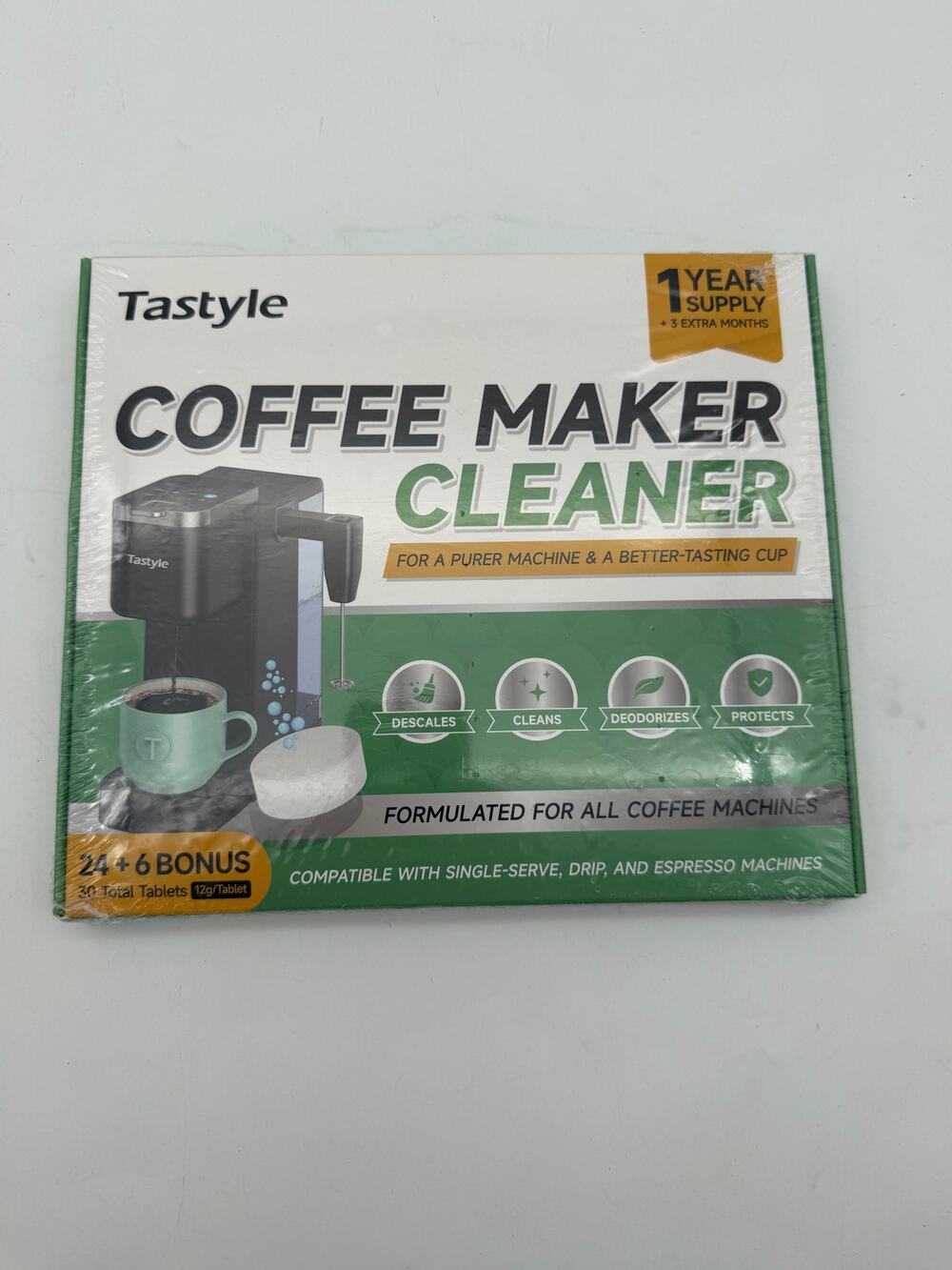 Coffee Maker Cleaner Tablets 24 tablets new in box